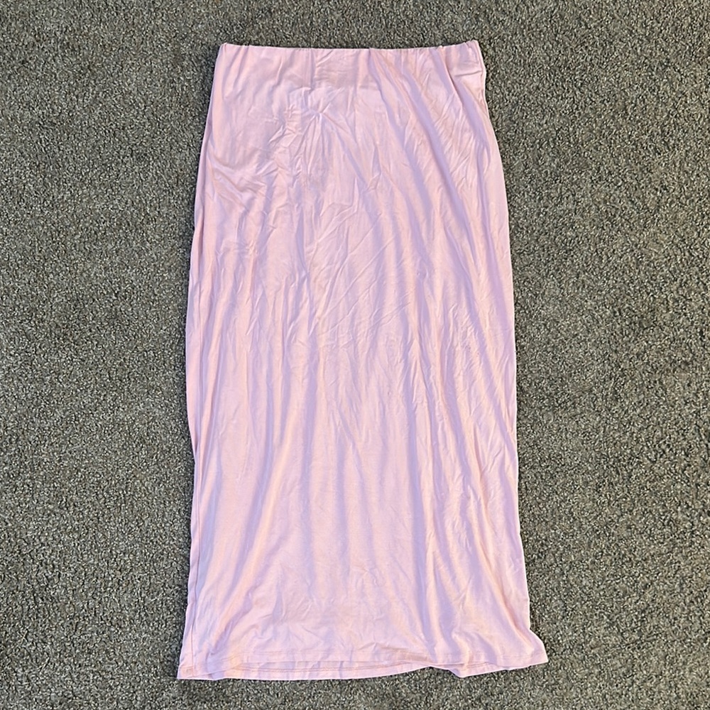 Bailey 44 Pink Maxi Pencil Skirt